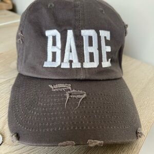 “Babe” Distressed Cap